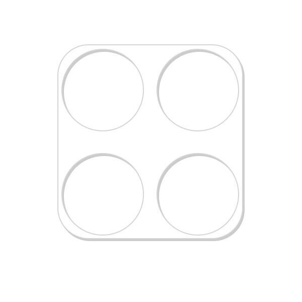 Защитное стекло на заднюю камеру Deexe Lens Protector для Motorola Edge 60 / Edge 60 Fusion: фото 2 из 2
