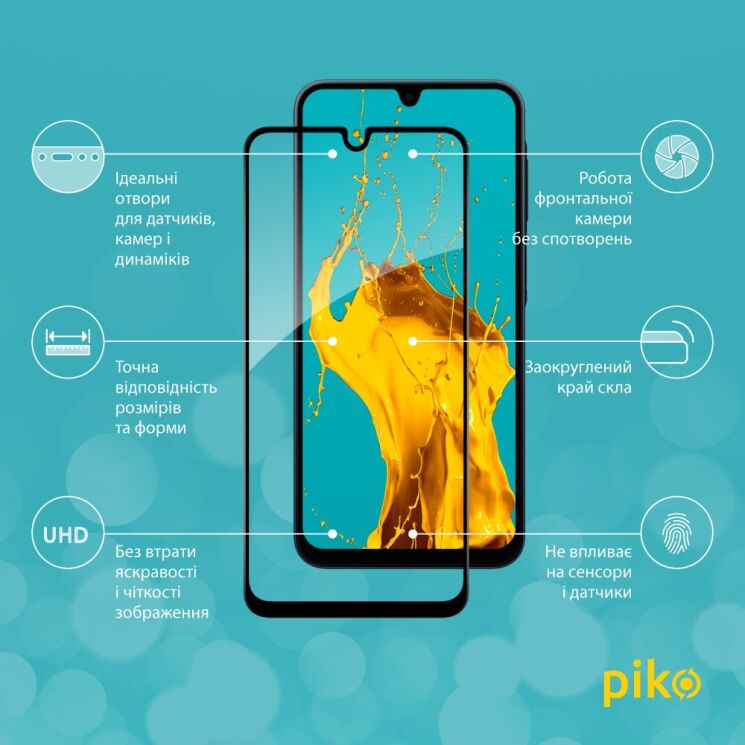 Защитное стекло Piko Full Glue для Samsung Galaxy A16 (A165) - Black: фото 3 из 5