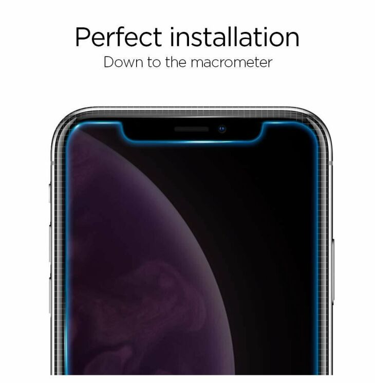 Защитное стекло Spigen SGP Glas.tR EZ Fit для iPhone XS: фото 6 из 12