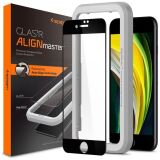 Захисне скло Spigen (SGP) Screen Protector AlignMaster GLAS.tR для Apple iPhone SE 2 (2020) / iPhone 8 / iPhone 7 - Black (320806B)
