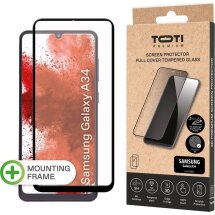 Захисне скло Toti Full Glue для Samsung Galaxy A34 (A346) - Black: фото 1 з 1
