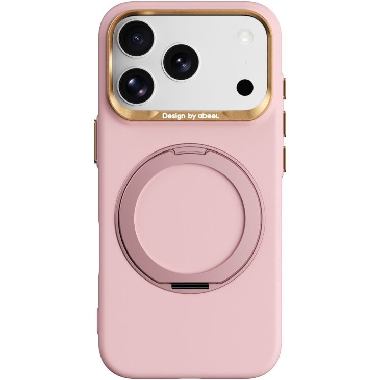 Захисний чохол ABEEL Silk Ring Magnetic для iPhone 18 Pro Max / 17 Pro Max - Light Pink: фото 1 з 7