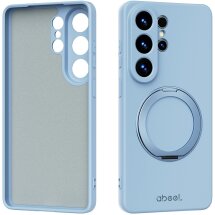 Защитный чехол ABEEL Silk Stand Magnetic для Samsung Galaxy S26 Ultra (S948) - Sky Blue: фото 1 из 7