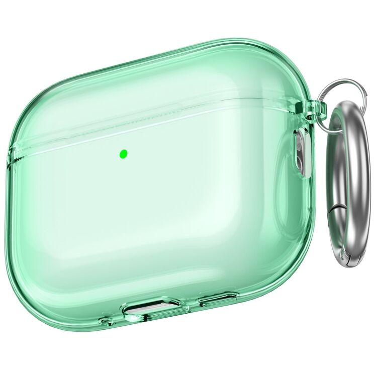 Защитный чехол AHASTYLE Crystal Case для AirPods Pro 3 - Transparent Green (390129G) Защитный чехол AHASTYLE Crystal Case для AirPods Pro 3 - Transparent Green: фото 1 из 6