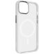 Защитный чехол ArmorStandart Unit MagSafe для Apple iPhone 15 - Matte Clear Silver (339955S). Фото 1 из 5