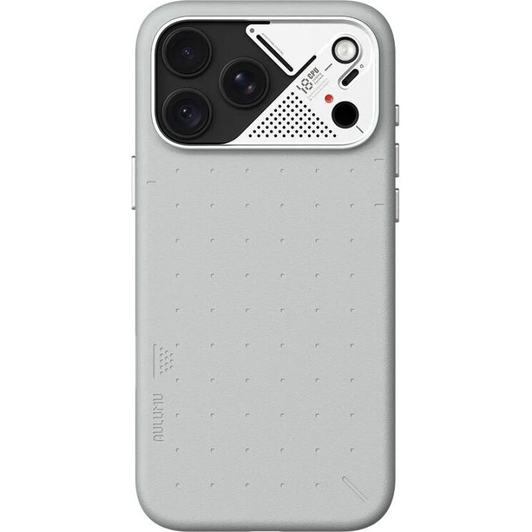 Захисний чохол AULUMU Particle Vegan Leather Case для iPhone 18 Pro Max / 17 Pro Max - Grey (423921H) Захисний чохол AULUMU Particle Vegan Leather Case для iPhone 18 Pro Max / 17 Pro Max - Grey: фото 3 з 10