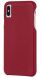 Захисний чохол Case-Mate Barely There Leather для Apple iPhone XS Max (CM037860) - Red (208883R). Фото 2 з 12