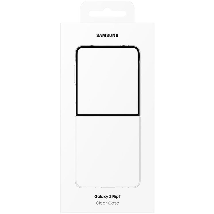 Защитный чехол Clear Case (FF) для Samsung Galaxy Flip 7 (EF-AF766CTEGUA) - Transparent: фото 7 из 7