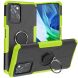 Защитный чехол Deexe Armor Bear для Infinix Note 10 Pro (X695C) - Green (299419G). Фото 1 из 6