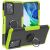 Защитный чехол Deexe Armor Bear для Infinix Note 10 Pro (X695C) - Green: фото 1 из 6