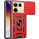 Защитный чехол Deexe Armor Shield для Infinix Note 40 Pro - Red (352022R). Фото 1 из 8