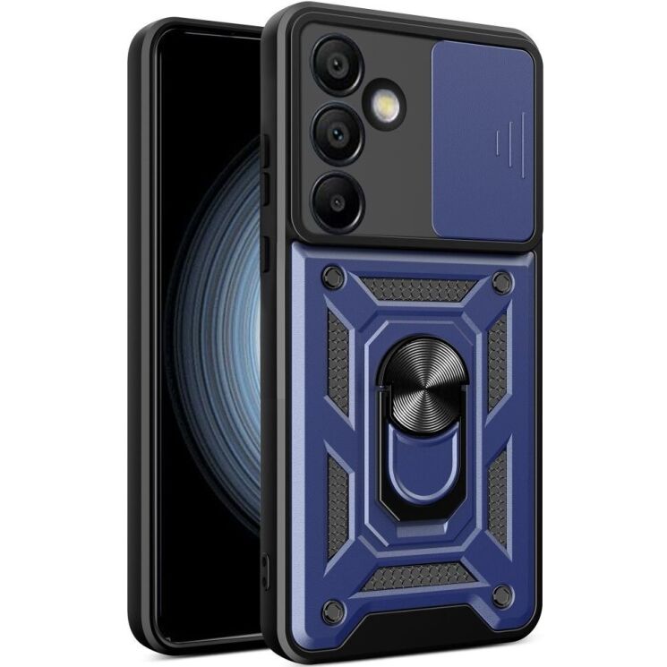 Защитный чехол Deexe Armor Shield для Samsung Galaxy S24 FE (S721) - Blue: фото 1 из 9
