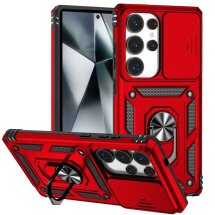 Защитный чехол Deexe Armor Shield для Samsung Galaxy S25 Ultra (S938) - Red: фото 1 из 9