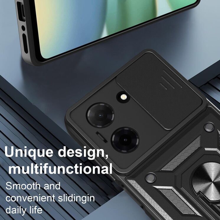 Захисний чохол Deexe Armor Shield для Xiaomi Redmi A5 (European Version) - Black: фото 6 з 10