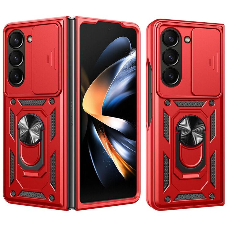 Защитный чехол Deexe Armor Shield (FF) для Samsung Galaxy Fold 7 - Red: фото 1 из 11