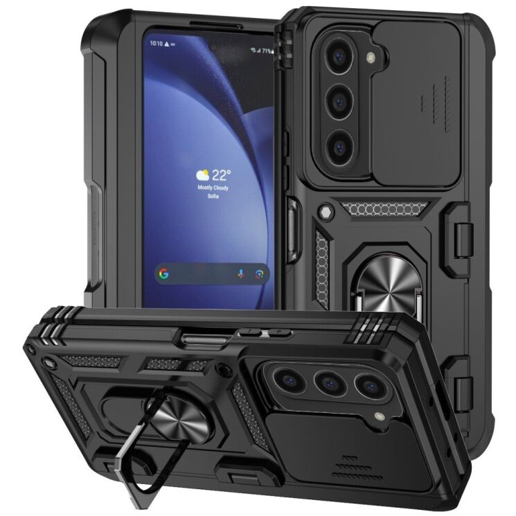 Захисний чохол Deexe Armor Slider (FF) для Samsung Galaxy Fold 6 - Black: фото 1 з 10