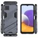Защитный чехол Deexe Bibercas для Samsung Galaxy A22 5G (A226) - Dark Blue (298911DB). Фото 4 из 9