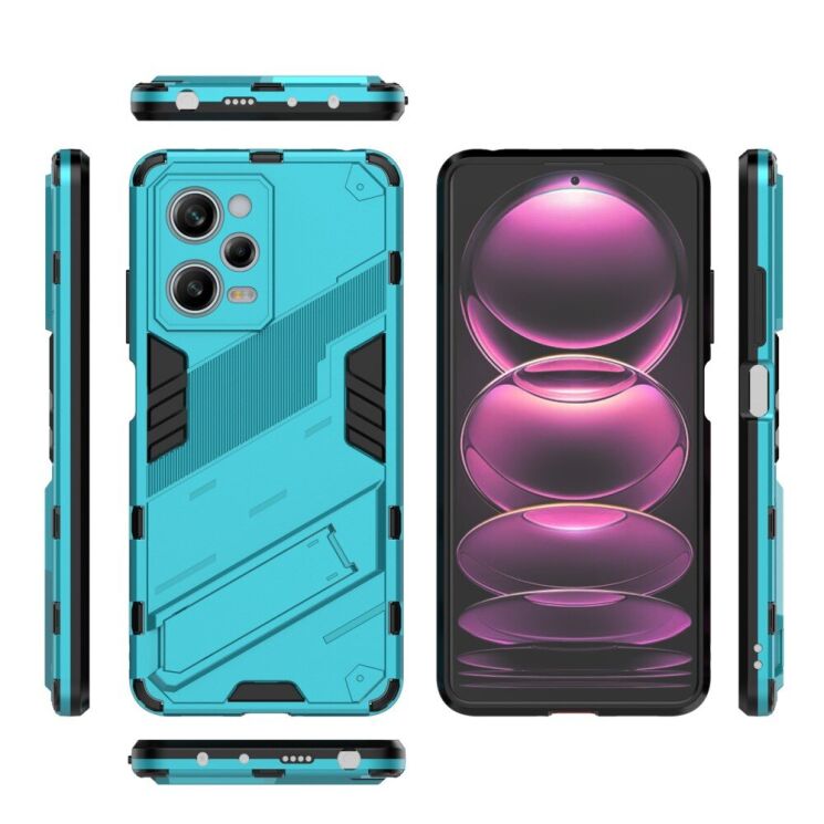 Захисний чохол Deexe Bibercas для Xiaomi Redmi Note 12 Pro 5G - Baby Blue: фото 5 з 8