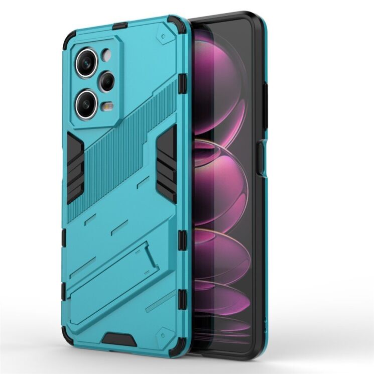 Захисний чохол Deexe Bibercas для Xiaomi Redmi Note 12 Pro 5G - Baby Blue: фото 2 з 8