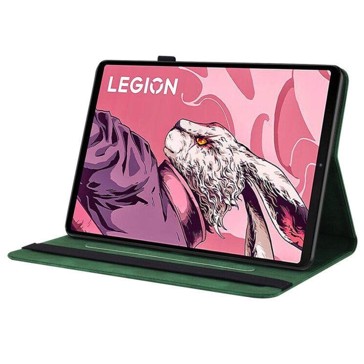 Захисний чохол Deexe Butterfly для Lenovo Legion Tab - Green: фото 3 з 11