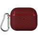 Защитный чехол Deexe Carbon Cover для Apple AirPods 3 - Red (287252R). Фото 1 из 9