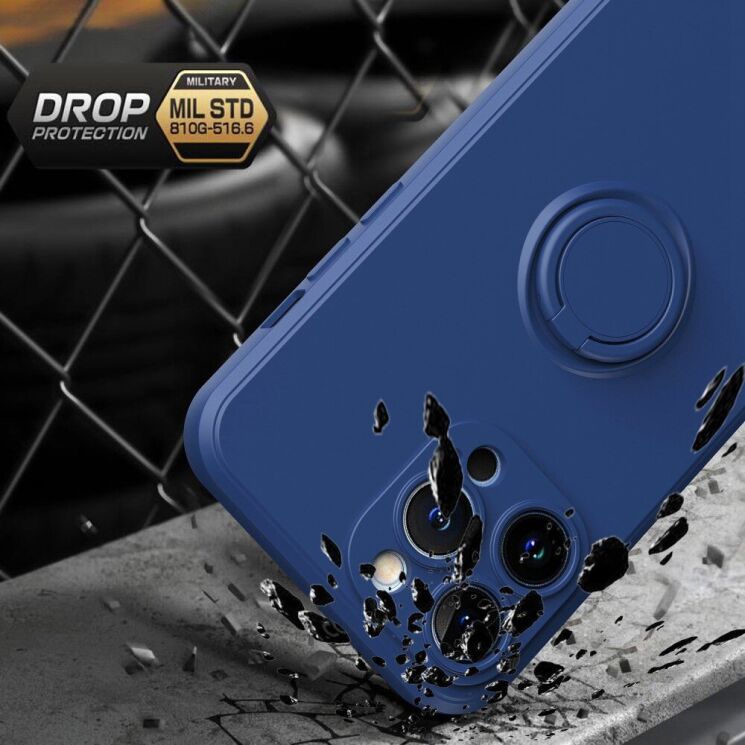 Защитный чехол Deexe Color Shell для Apple iPhone 14 Pro - Blue: фото 6 из 8
