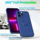 Защитный чехол Deexe Color Shell для Apple iPhone 14 Pro - Blue (301374L). Фото 3 из 8