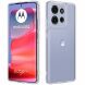 Защитный чехол Deexe Crystal Hybrid для Motorola Moto G75 - Transparent (367837T). Фото 3 из 7