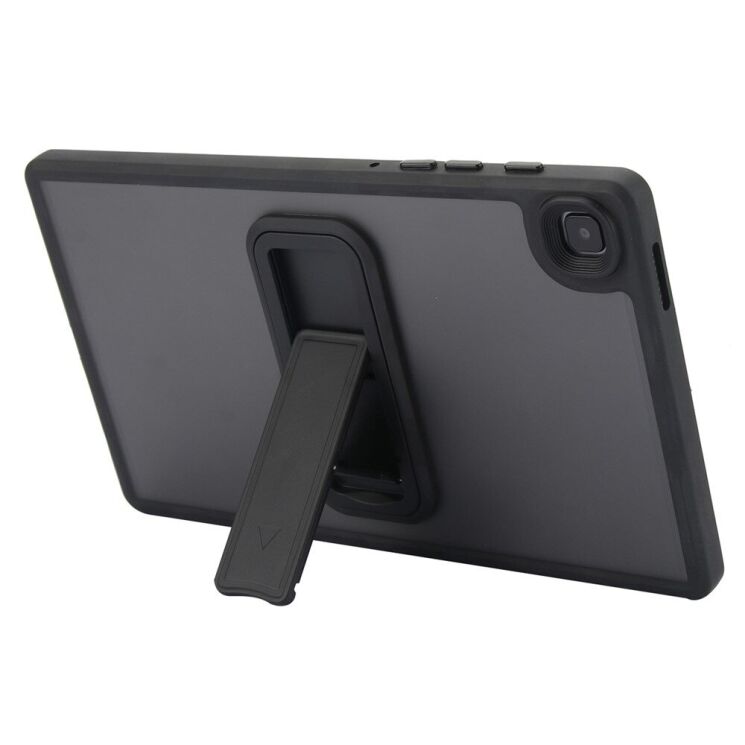Защитный чехол Deexe Crystal Kickstand для Samsung Galaxy Tab A7 Lite (T220/T225) - Black: фото 2 из 12