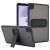 Захисний чохол Deexe Crystal Kickstand для Samsung Galaxy Tab A7 Lite (T220/T225) - Black: фото 1 з 12
