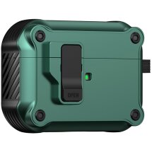 Защитный чехол Deexe Defender Armor для Apple AirPods Pro 3 - Green: фото 1 из 9