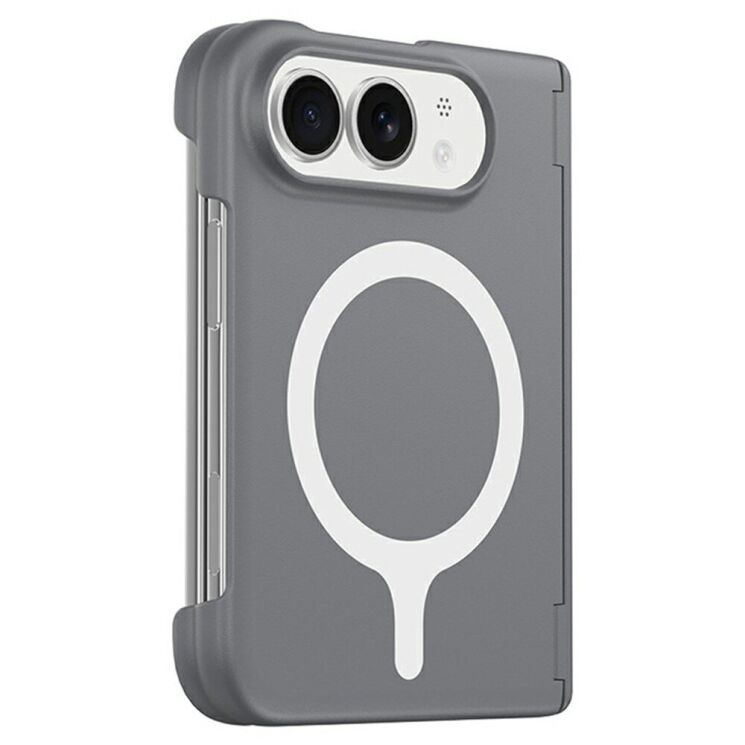 Защитный чехол Deexe Dopamine Magnetic для iPhone Duo - Grey (435038H) Защитный чехол Deexe Dopamine Magnetic для iPhone Duo - Grey: фото 1 из 7