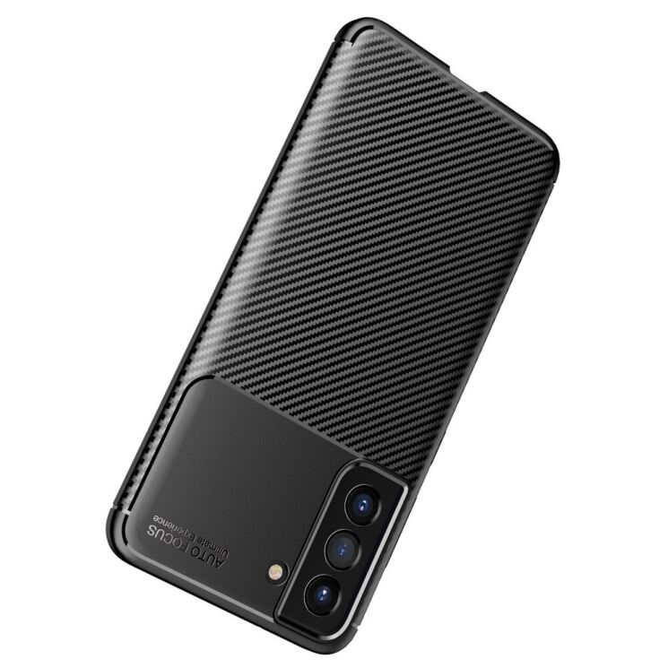 Захисний чохол Deexe Fusion для Samsung Galaxy S21 FE (G990) - Black: фото 3 з 9