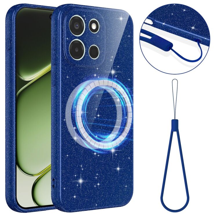 Захисний чохол Deexe Glitter Case with MagSafe для OnePlus Nord 6 - Blue (411918L) Захисний чохол Deexe Glitter Case with MagSafe для OnePlus Nord 6 - Blue: фото 1 з 7