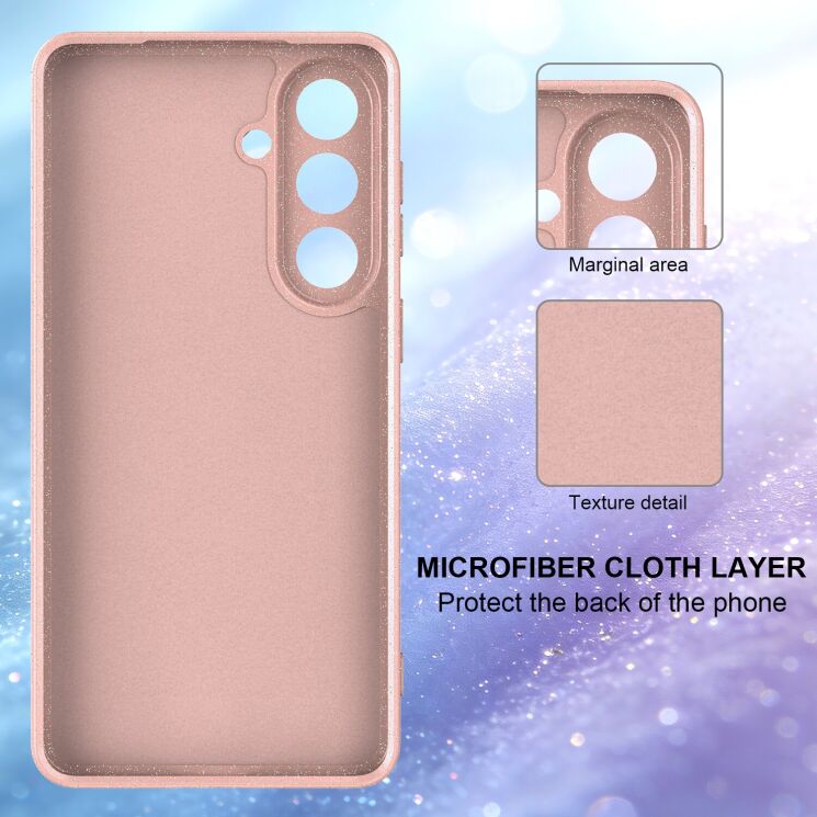 Защитный чехол Deexe Glitter Case with MagSafe для Samsung Galaxy S26 Plus (S947) - Black: фото 4 из 7