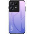 Защитный чехол Deexe Gradient Color для Motorola Edge 50 Pro - Pink / Purple (353643PV)