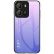 Захисний чохол Deexe Gradient Color для Motorola Moto G15 - Pink / Purple (377416PV)