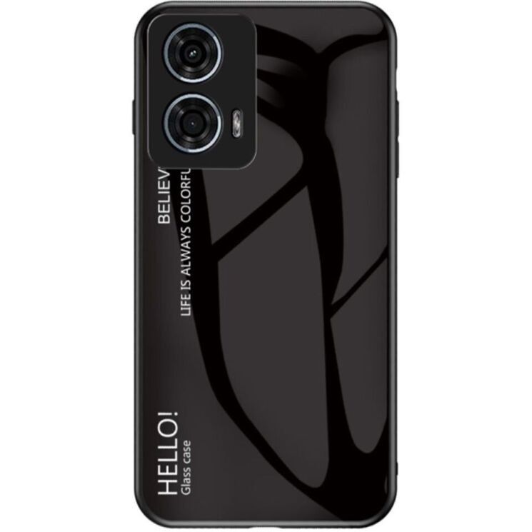 Защитный чехол Deexe Gradient Color для Motorola Moto G24 Power - Black: фото 1 из 7