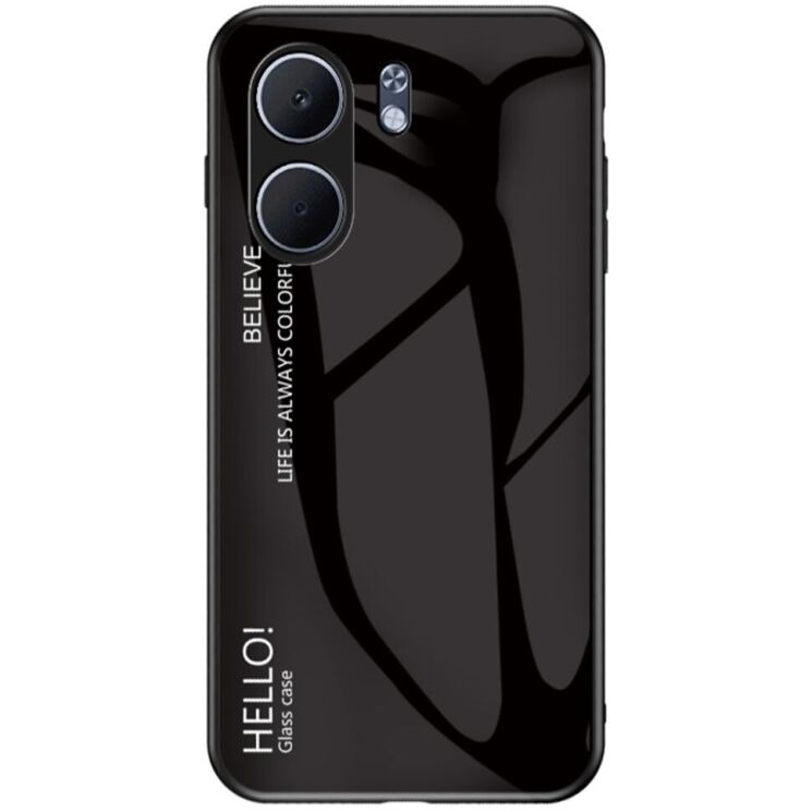 Захисний чохол Deexe Gradient Color для OPPO A5x - Black: фото 1 з 8