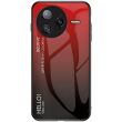 Защитный чехол Deexe Gradient Color для Xiaomi Poco F7 Ultra - Red / Black (378715BR)
