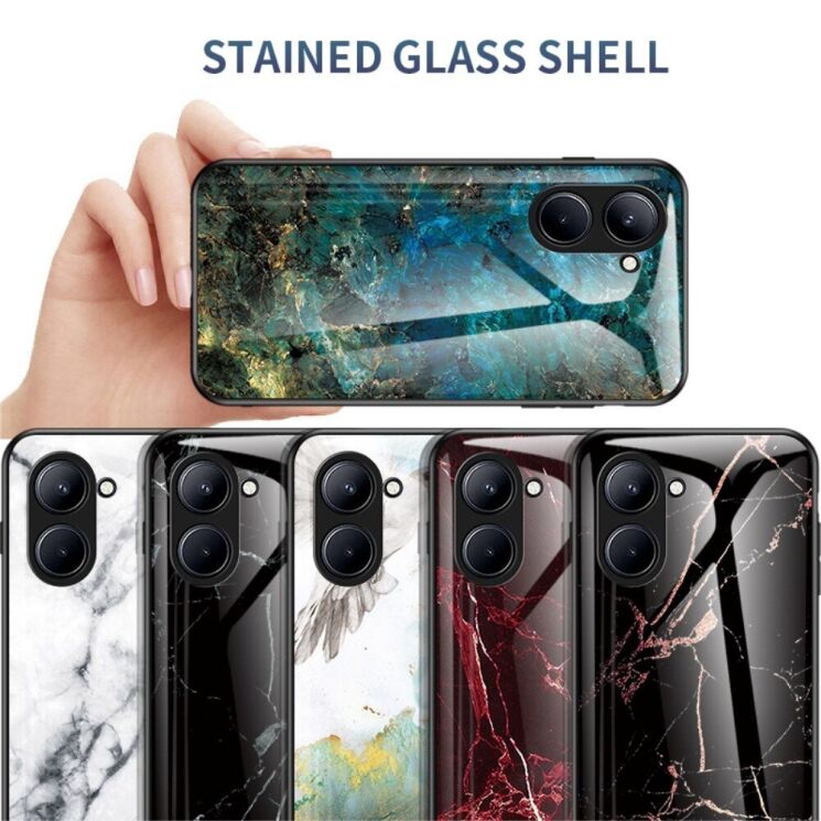 Захисний чохол Deexe Gradient Pattern для Realme C33 - Emerald: фото 7 з 7