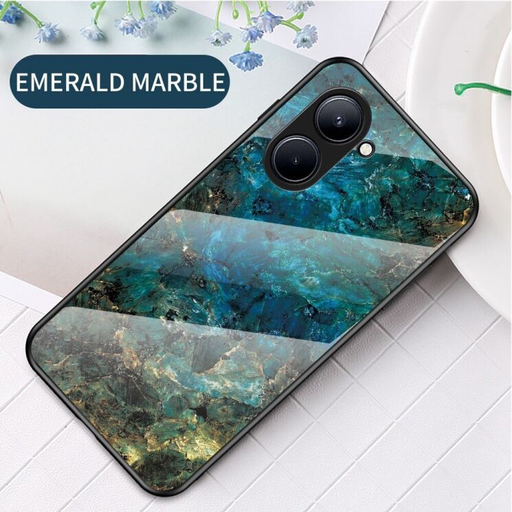 Захисний чохол Deexe Gradient Pattern для Realme C33 - Emerald: фото 2 з 7