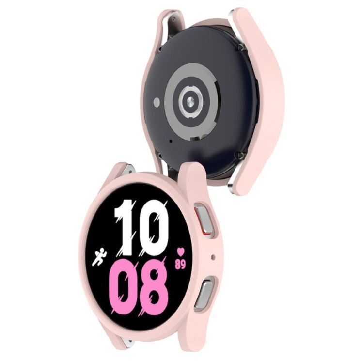 Защитный чехол Deexe Hard Frame для Samsung Galaxy Watch 4 / 5 (44mm) - Pink: фото 3 из 7