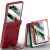 Защитный чехол Deexe Hinge Ring для Motorola Razr 60 Ultra - Red: фото 1 из 11