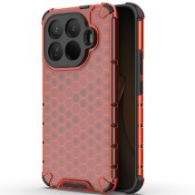 Захисний чохол Deexe Honeycomb Series для Xiaomi 15T Pro - Red: фото 1 з 5