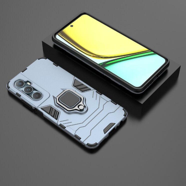 Защитный чехол Deexe Hybrid Case для Realme C65 - Blue: фото 4 из 6