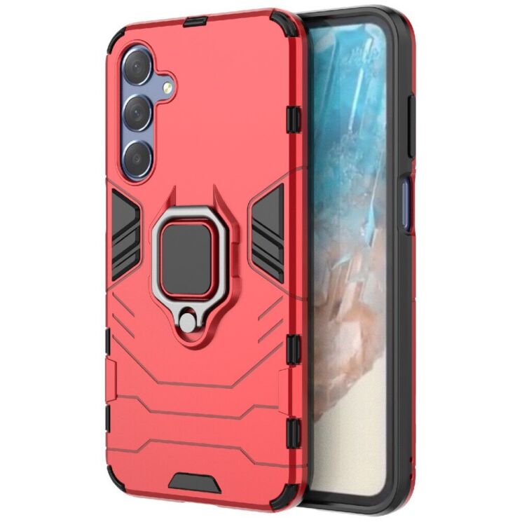 Захисний чохол Deexe Hybrid Case для Samsung Galaxy M35 (M356) - Red: фото 2 з 6
