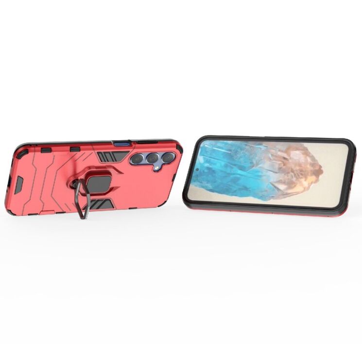 Захисний чохол Deexe Hybrid Case для Samsung Galaxy M35 (M356) - Red: фото 3 з 6