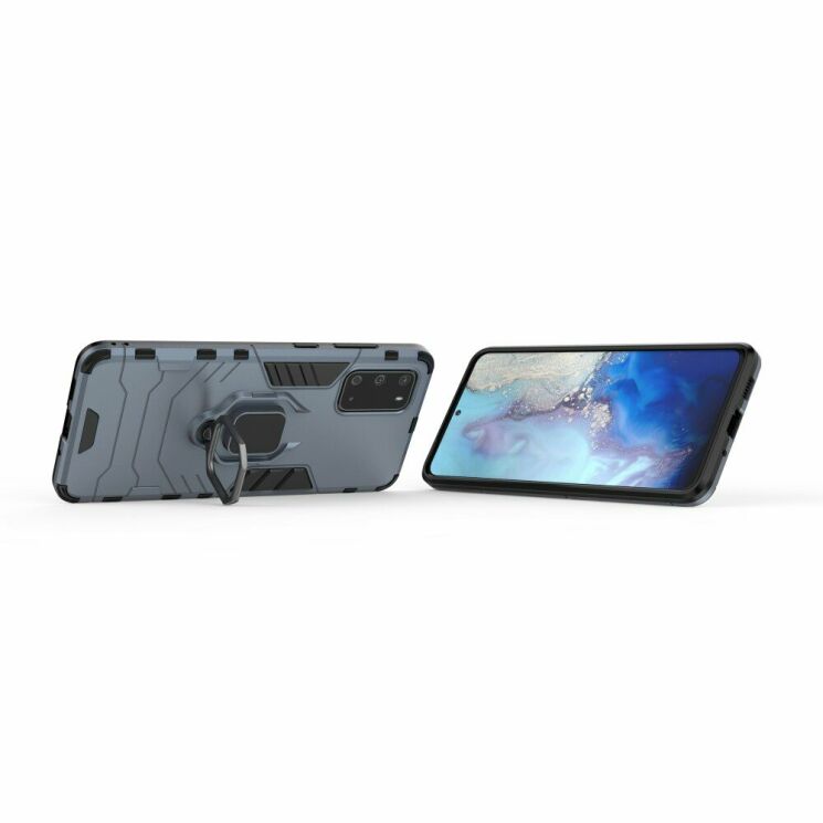 Захисний чохол Deexe Hybrid Case для Samsung Galaxy S20 Ultra (G988) - Blue: фото 2 з 4