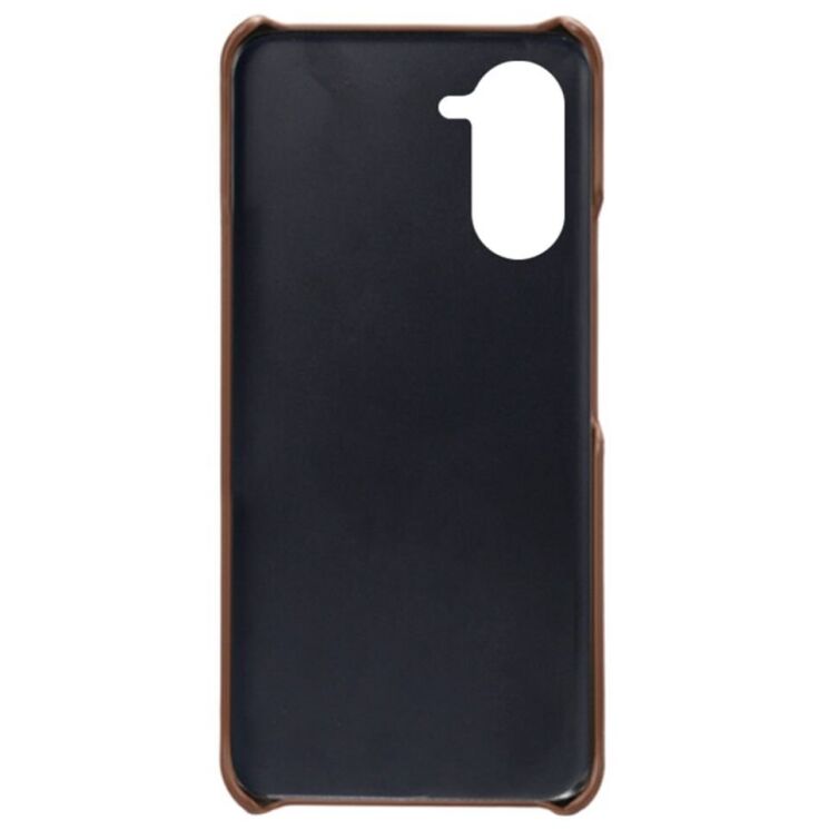 Захисний чохол Deexe Leather Back Cover для Realme 10 - Brown: фото 4 з 4